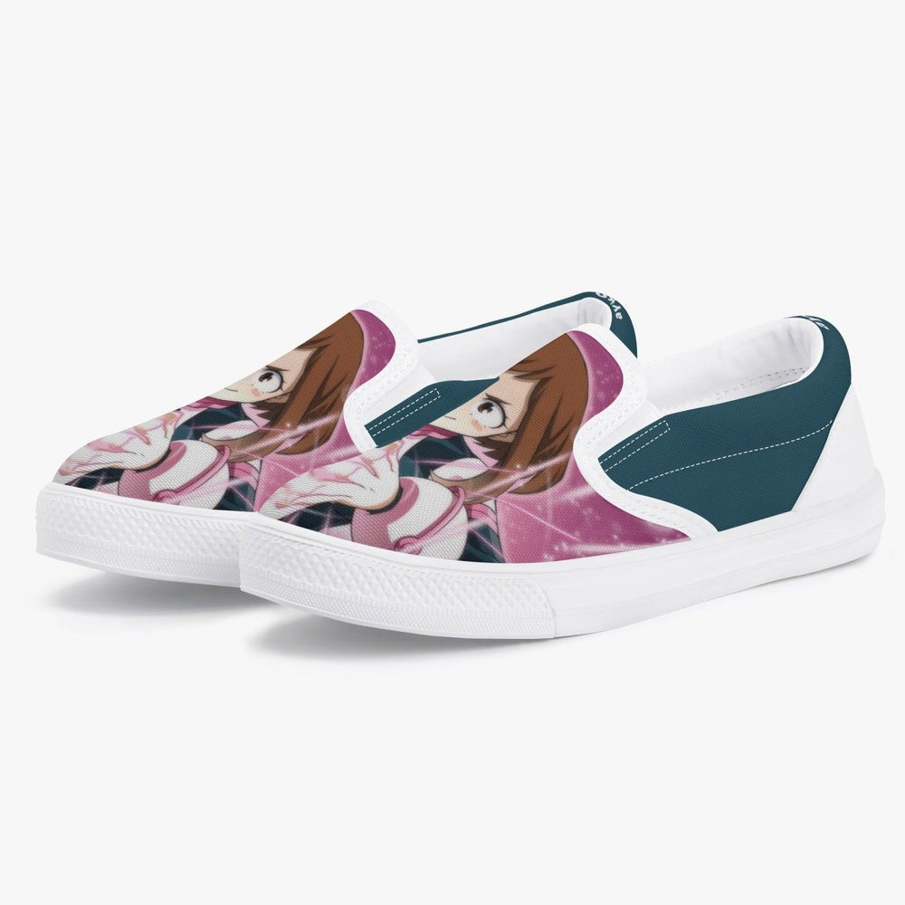 My Hero Academia Uraraka Kids Slip Ons Anime Shoes _ My Hero Academia _ Ayuko