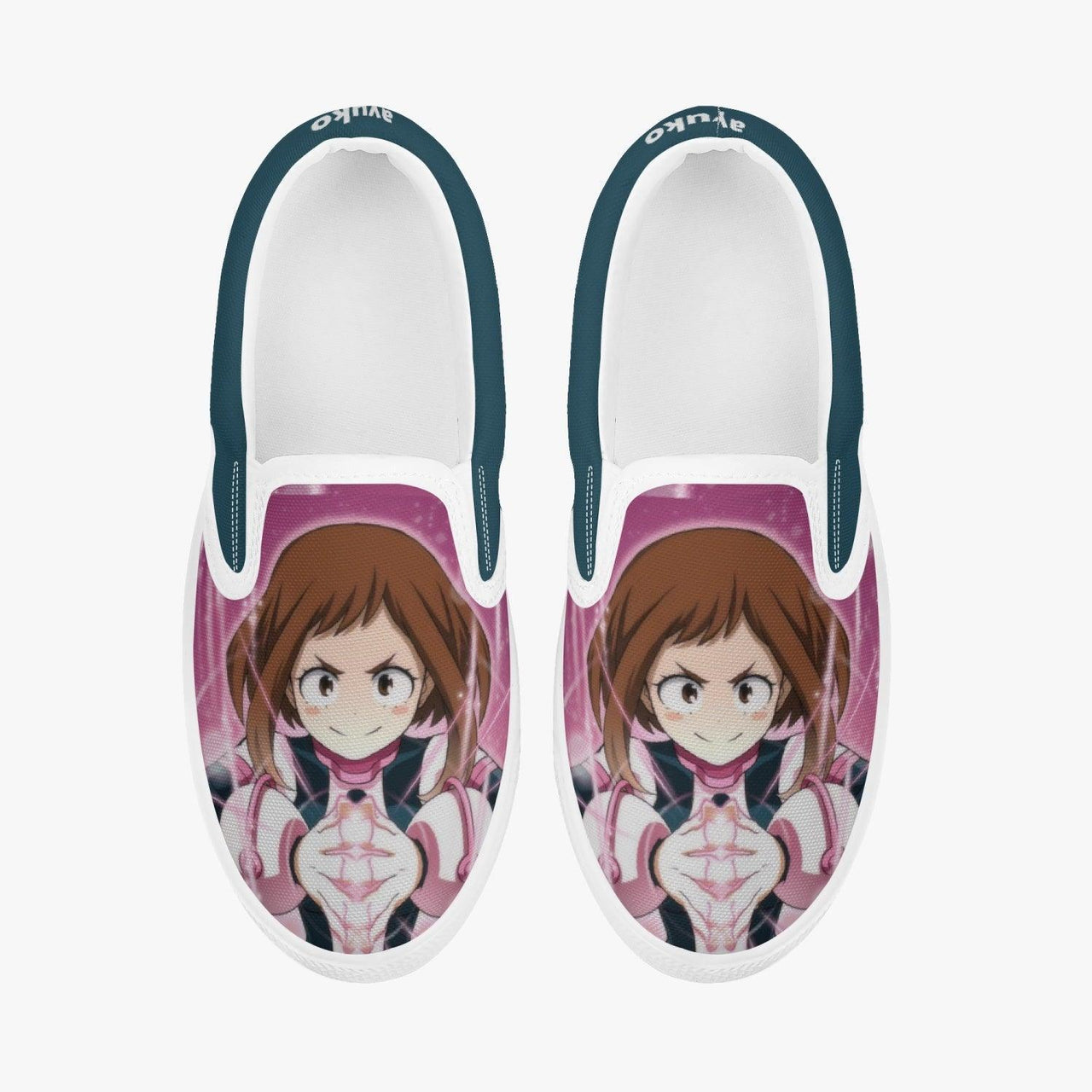 My Hero Academia Uraraka Kids Slip Ons Anime Shoes _ My Hero Academia _ Ayuko