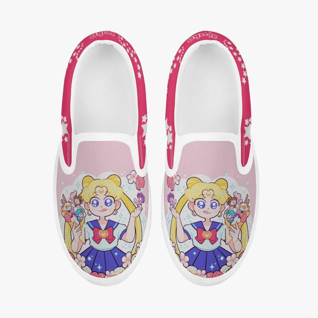 Sailor Moon Usagi Kids Slip Ons Anime Shoes _ Sailor Moon _ Ayuko
