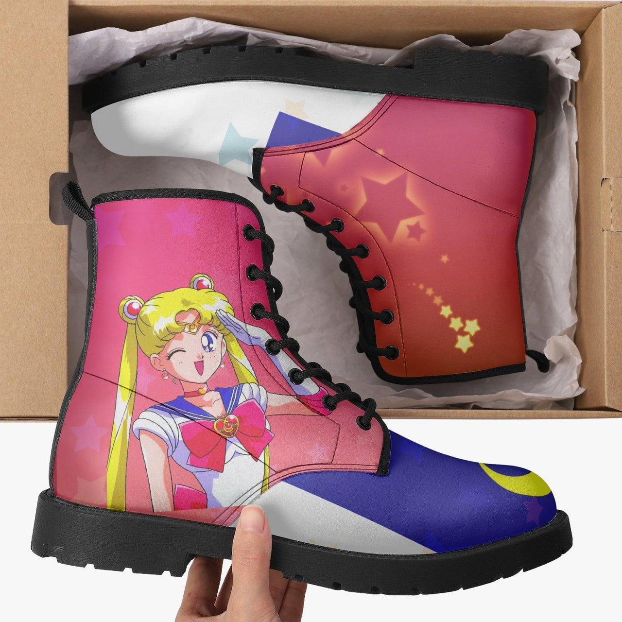Sailor Moon Usagi All Season Boots Anime Shoes _ Sailor Moon _ Ayuko