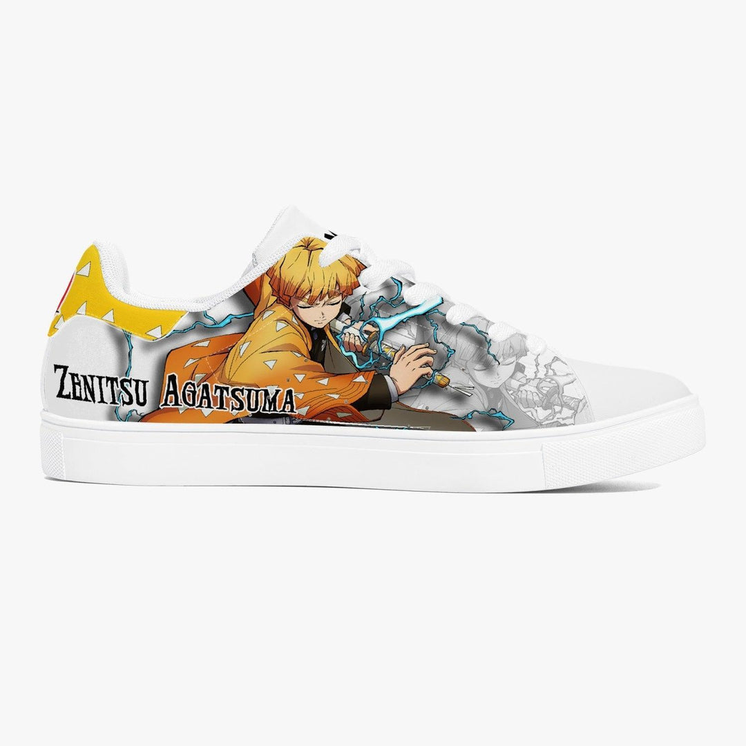 Demon Slayer Zenitsu Agatsuma Skate Anime Shoes _ Demon Slayer _ Ayuko