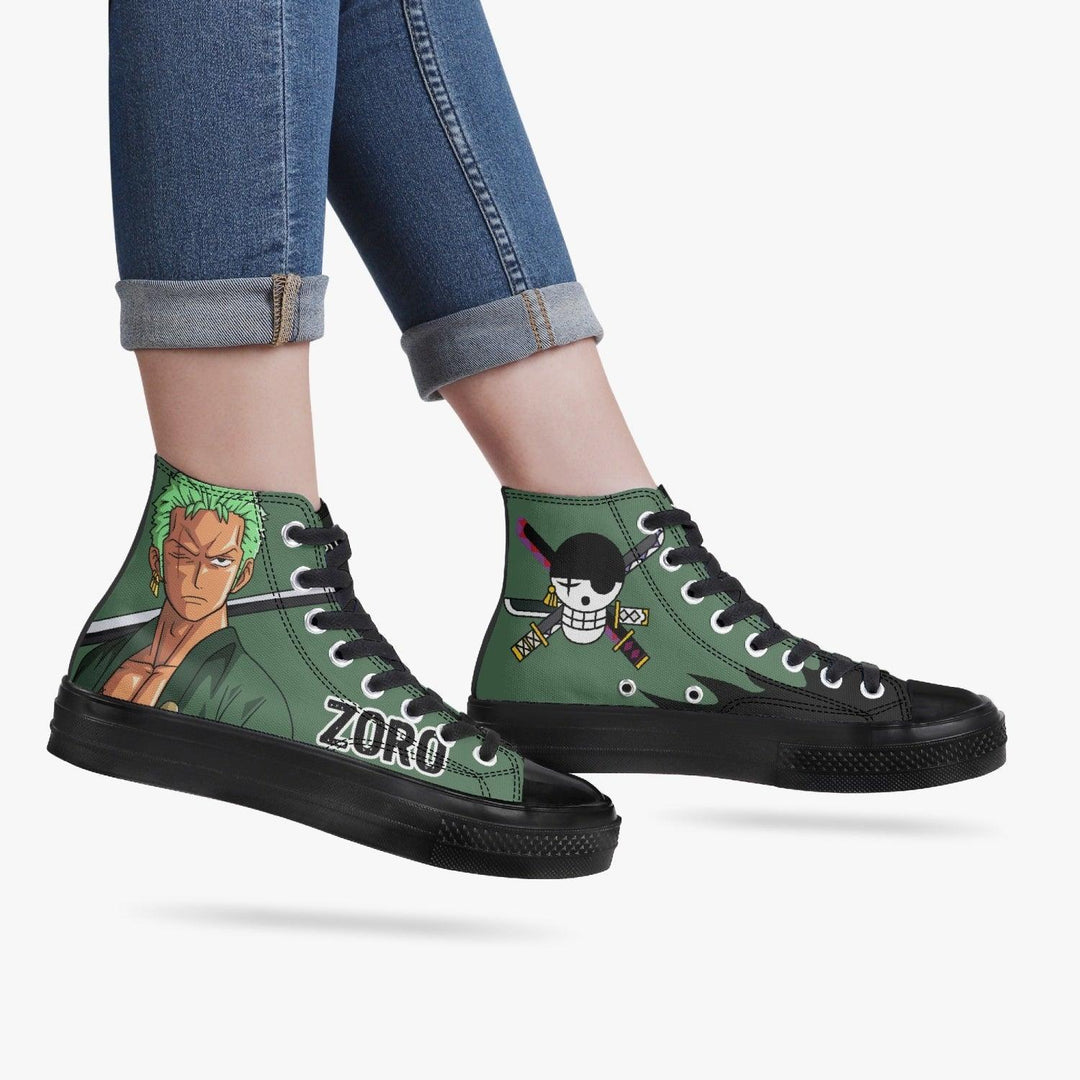 One Piece Zoro A-Star High Anime Shoes _ One Piece _ Ayuko