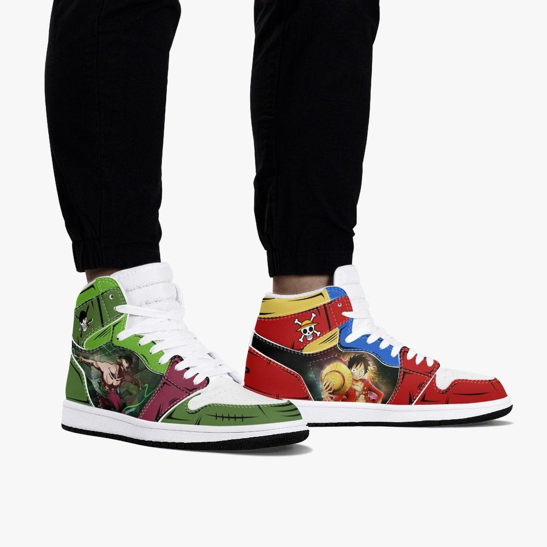 One Piece Zoro And Luffy JD1 Anime Shoes _ One Piece _ Ayuko